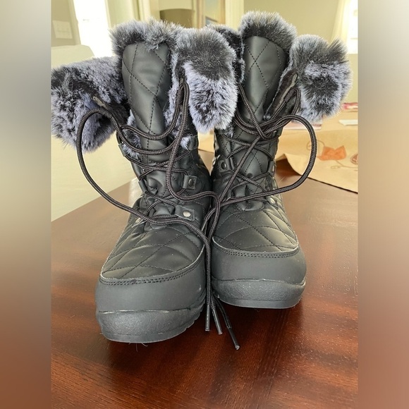Arctic Shield women’s Anna fur lined waterproof insulated boots size 9 M black - Picture 1 of 5